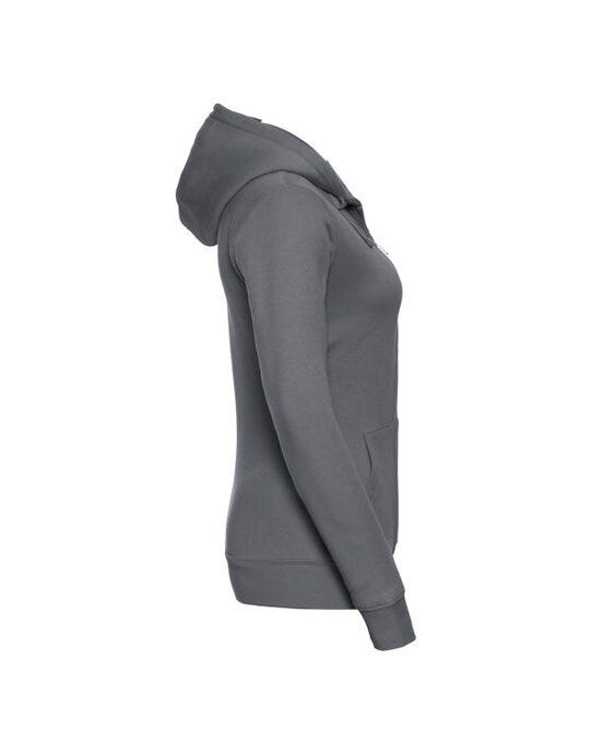 Russell Athletic Russell Ladies Authentic Zipped Hood Jkt - Convoy Grey