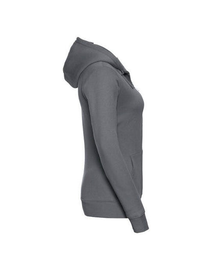 Russell Athletic Russell Ladies Authentic Zipped Hood Jkt - Convoy Grey