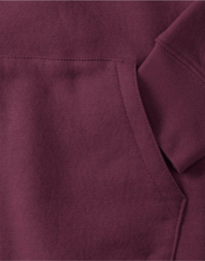Russell Athletic Russell Ladies Authentic Zipped Hood Jkt - Burgundy