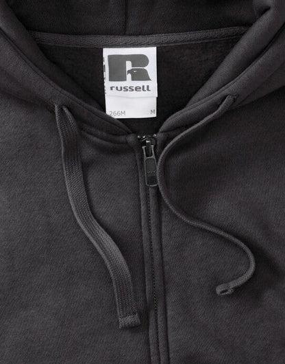 Russell Athletic Russell Mens Authentic Zipped Hood Jkt - Black