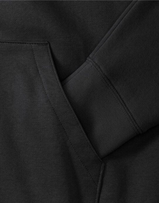 Russell Athletic Russell Mens Authentic Zipped Hood Jkt - Black