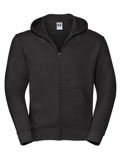 Russell Athletic Russell Mens Authentic Zipped Hood Jkt - Black