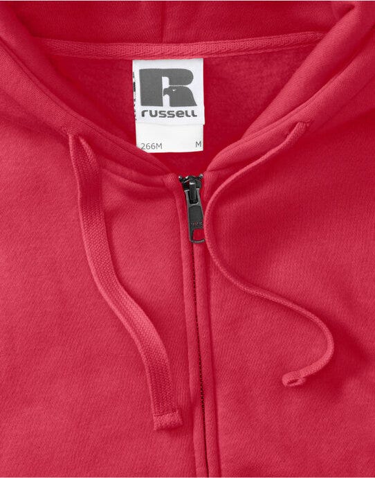 Russell Athletic Russell Mens Authentic Zipped Hood Jkt - Classic Red