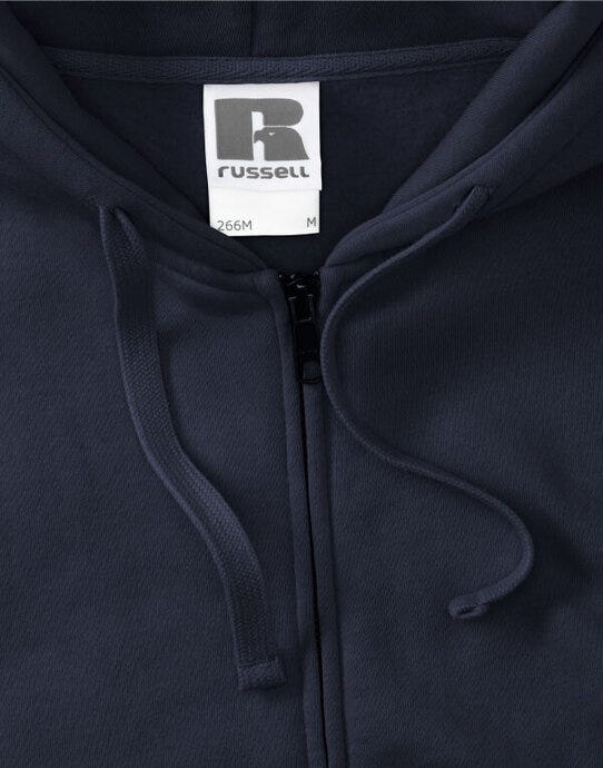 Russell Athletic Russell Mens Authentic Zipped Hood Jkt - French Navy
