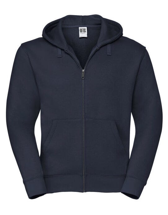 Russell Athletic Russell Mens Authentic Zipped Hood Jkt - French Navy