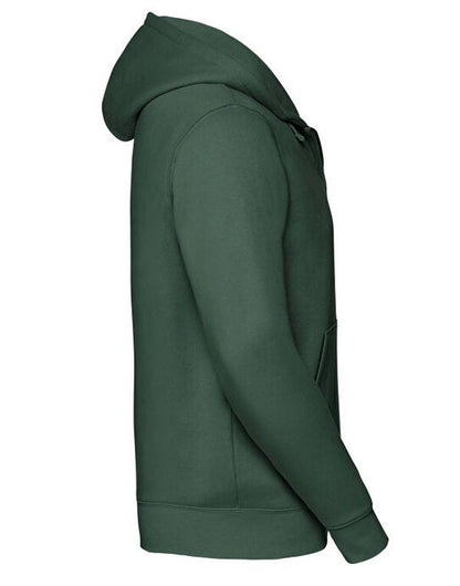 Russell Athletic Russell Mens Authentic Zipped Hood Jkt - Bottle Green