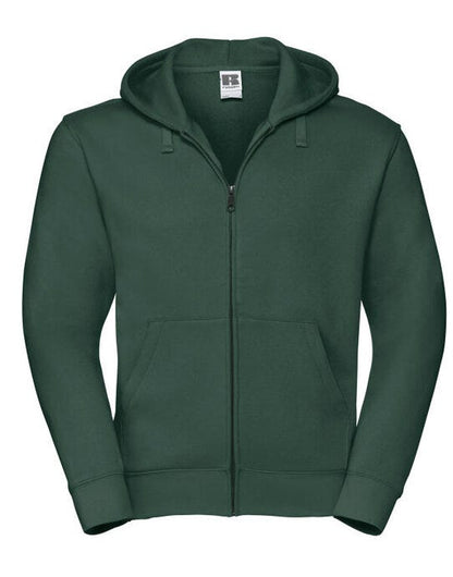 Russell Athletic Russell Mens Authentic Zipped Hood Jkt - Bottle Green