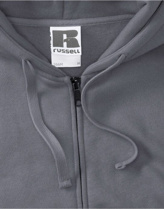 Russell Athletic Russell Mens Authentic Zipped Hood Jkt - Convoy Grey