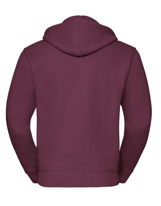 Russell Athletic Russell Mens Authentic Zipped Hood Jkt - Burgundy