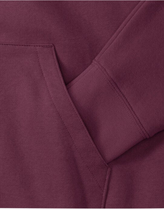Russell Athletic Russell Mens Authentic Zipped Hood Jkt - Burgundy