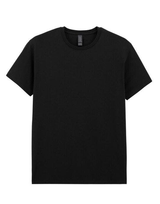 Gildan Light Cotton Adult T-Shirt - Black