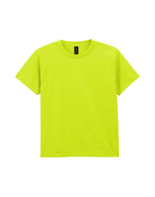 Gildan Light Cotton Youth T-Shirt - Safety Green