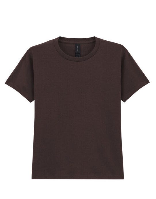 Gildan Heavy Cotton Youth T-Shirt - Dark Chocolate
