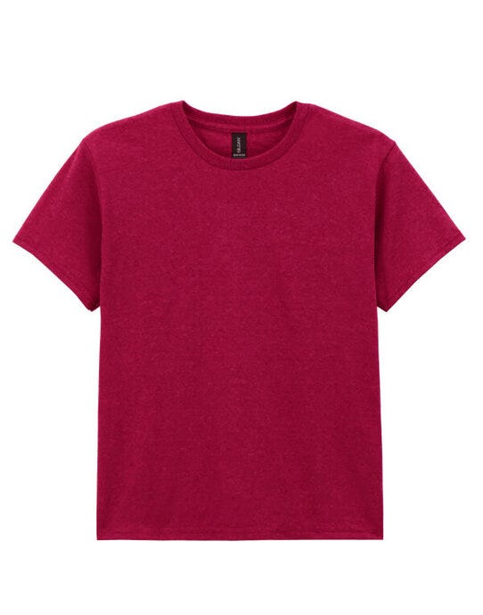 Gildan Heavy Cotton Youth T-Shirt - Cardinal