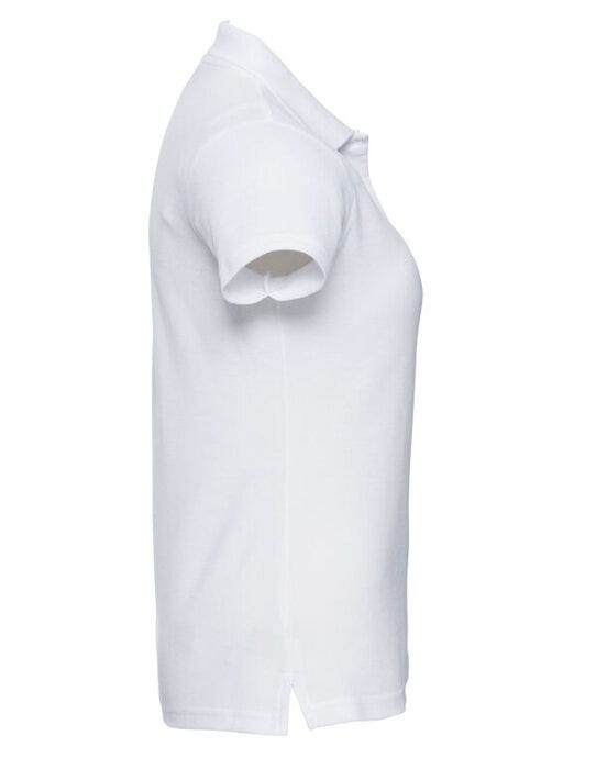Russell Athletic Russell Ladies Classic Polycotton Polo - White