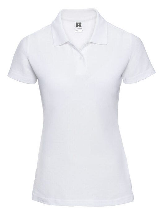 Russell Athletic Russell Ladies Classic Polycotton Polo - White