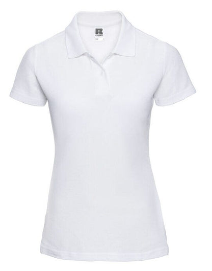 Russell Athletic Russell Ladies Classic Polycotton Polo - White