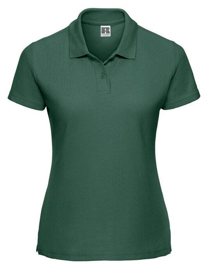 Russell Athletic Russell Ladies Classic Polycotton Polo - Bottle Green