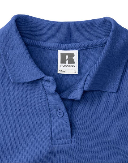 Russell Athletic Russell Ladies Classic Polycotton Polo - Bright Royal