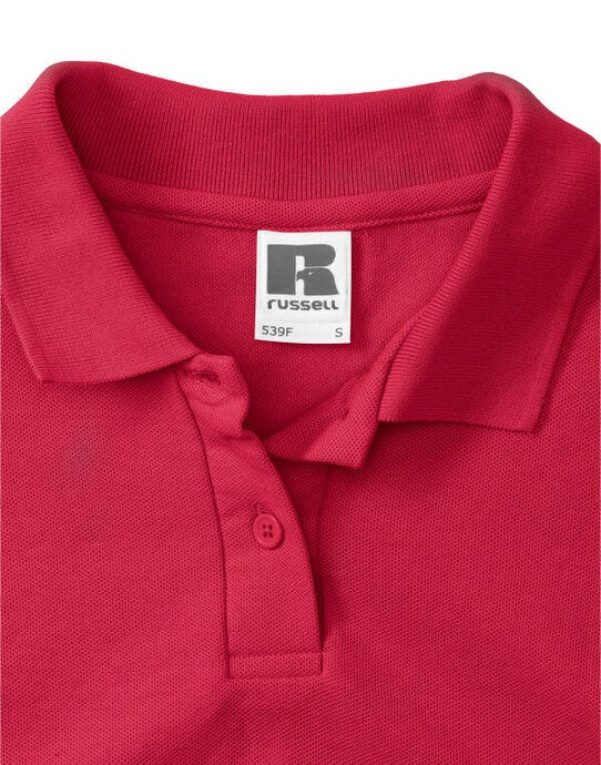 Russell Athletic Russell Ladies Classic Polycotton Polo - Classic Red