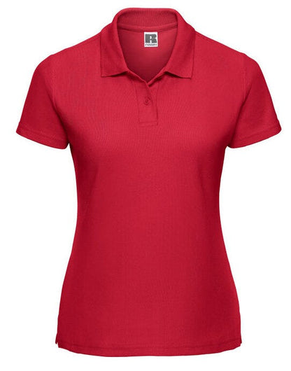 Russell Athletic Russell Ladies Classic Polycotton Polo - Classic Red