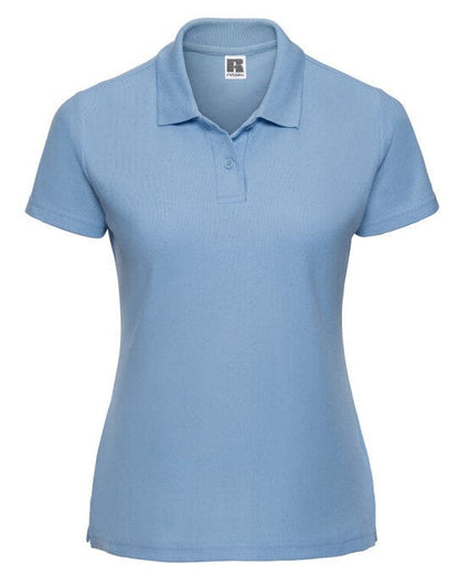 Russell Athletic Russell Ladies Classic Polycotton Polo - Sky Blue