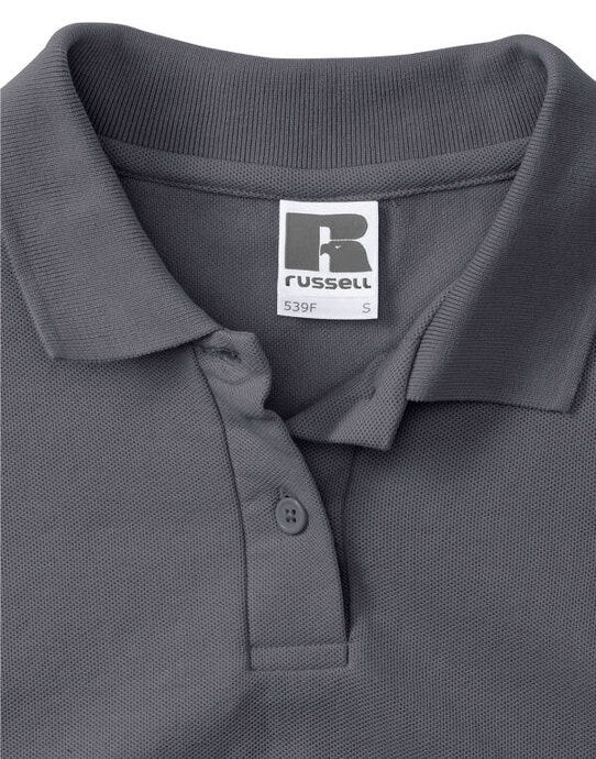Russell Athletic Russell Ladies Classic Polycotton Polo - Convoy Grey