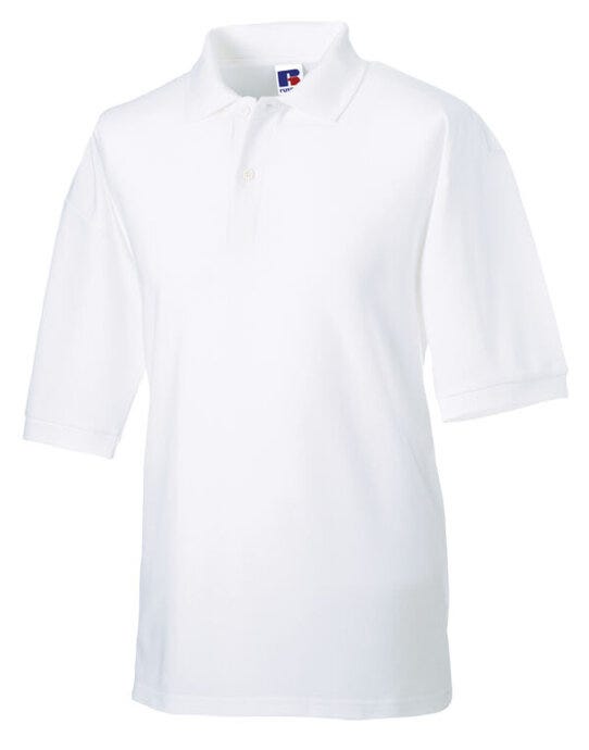 Russell Athletic Russell Men's Classic Polycotton Polo - White