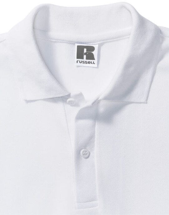 Russell Athletic Russell Men's Classic Polycotton Polo - White