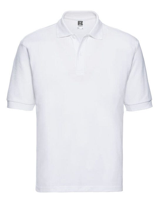 Russell Athletic Russell Men's Classic Polycotton Polo - White