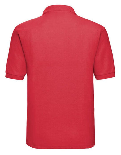Russell Athletic Russell Men's Classic Polycotton Polo - Bright Red