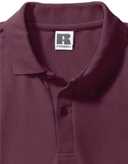 Russell Athletic Russell Men's Classic Polycotton Polo - Burgundy
