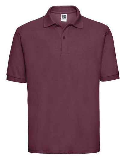 Russell Athletic Russell Men's Classic Polycotton Polo - Burgundy