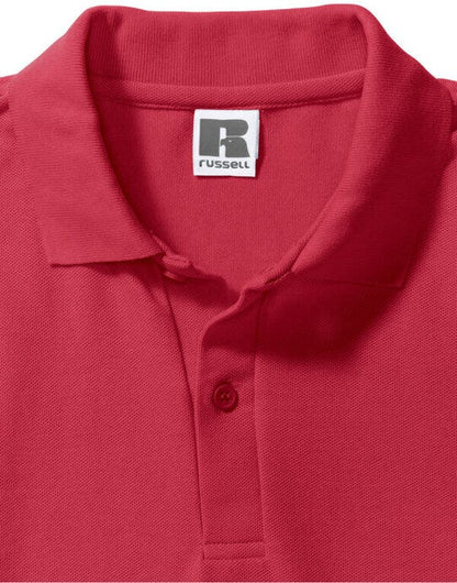 Russell Athletic Russell Men's Classic Polycotton Polo - Classic Red