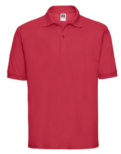 Russell Athletic Russell Men's Classic Polycotton Polo - Classic Red