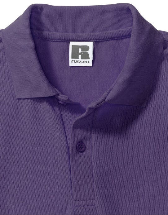 Russell Athletic Russell Men's Classic Polycotton Polo - Purple