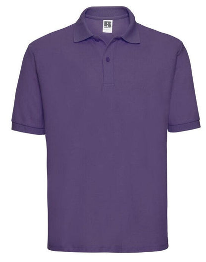 Russell Athletic Russell Men's Classic Polycotton Polo - Purple