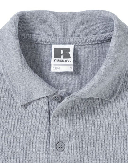 Russell Athletic Russell Men's Classic Polycotton Polo - Light Oxford