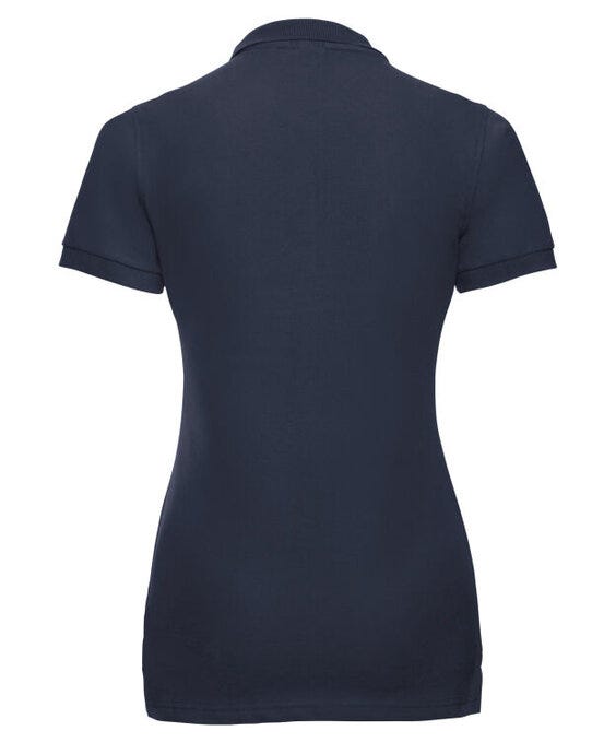 Russell Athletic Russell Ladies Fitted Stretch Polo - French Navy