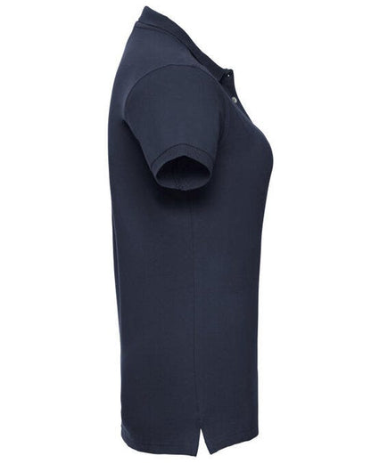 Russell Athletic Russell Ladies Fitted Stretch Polo - French Navy