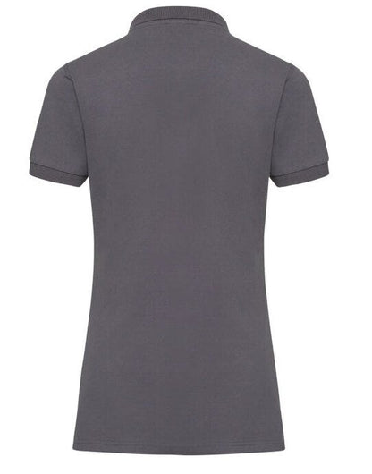Russell Athletic Russell Ladies Fitted Stretch Polo - Convoy Grey