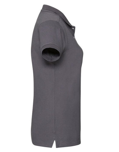 Russell Athletic Russell Ladies Fitted Stretch Polo - Convoy Grey