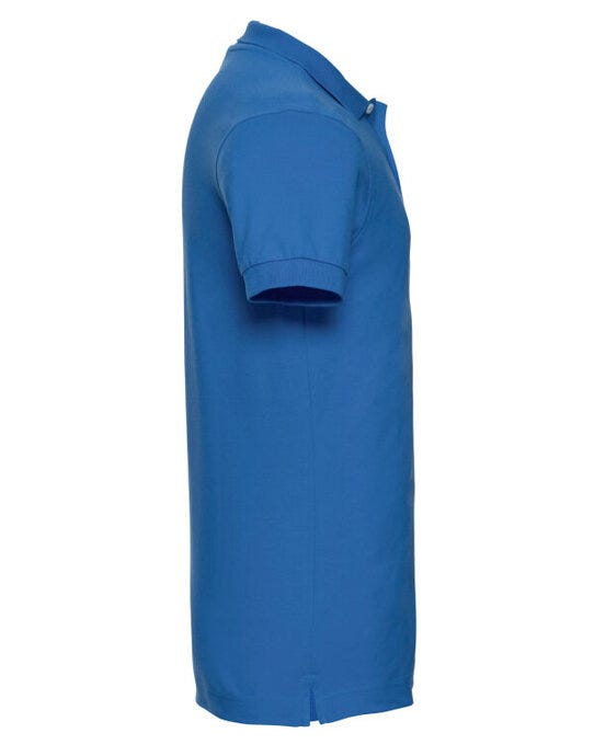 Russell Athletic Russell Mens Fitted Stretch Polo - Azure Blue