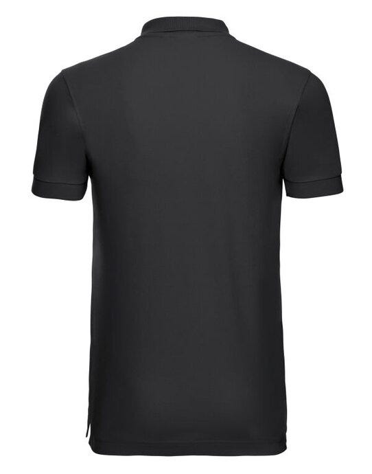 Russell Athletic Russell Mens Fitted Stretch Polo - Black