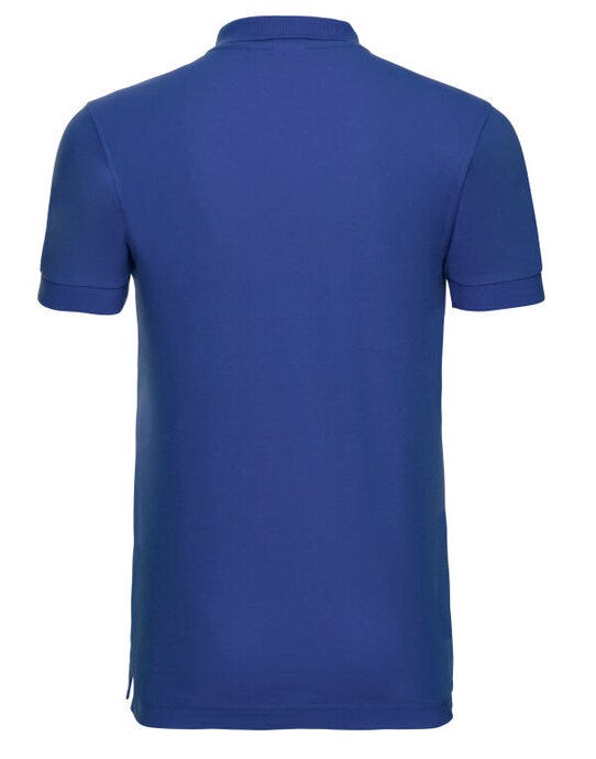 Russell Athletic Russell Mens Fitted Stretch Polo - Bright Royal