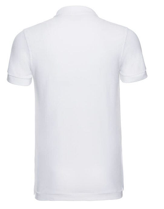 Russell Athletic Russell Mens Fitted Stretch Polo - White