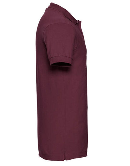 Russell Athletic Russell Mens Fitted Stretch Polo - Burgundy