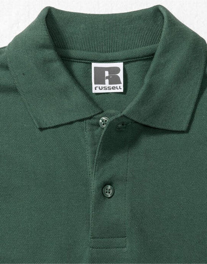 Russell Athletic Russell Mens Classic Cotton Polo - Bottle Green