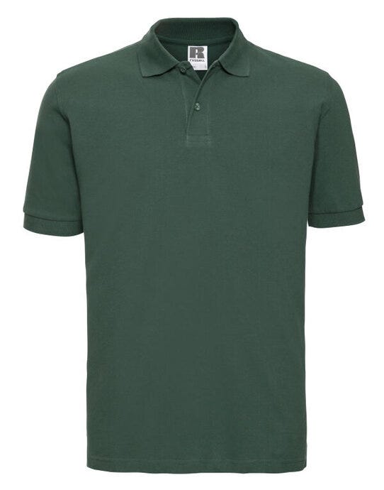 Russell Athletic Russell Mens Classic Cotton Polo - Bottle Green