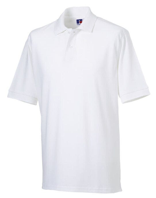 Russell Athletic Russell Mens Classic Cotton Polo - White